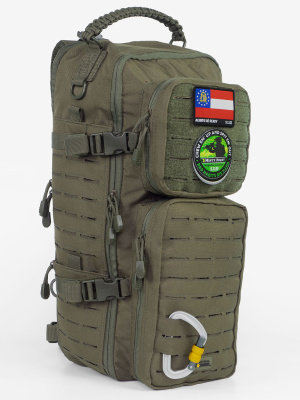 Однолямочный рюкзак GONGTEX Assault Sling Bag Олива